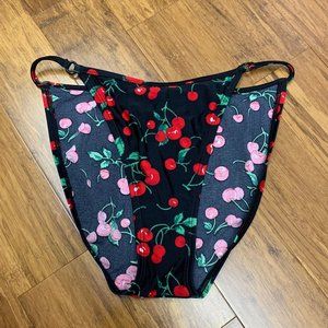 Hobie Vintage Cherry High Waisted Bikini Bottoms - Size L